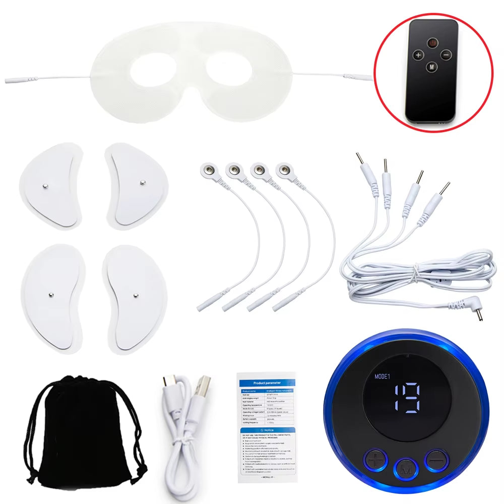 EMS Microcurrent Eye Beauty Massager Face Lift Skin Tightening Anti-Wrinkle Muscle Stimulator Dark Circle Removal Device