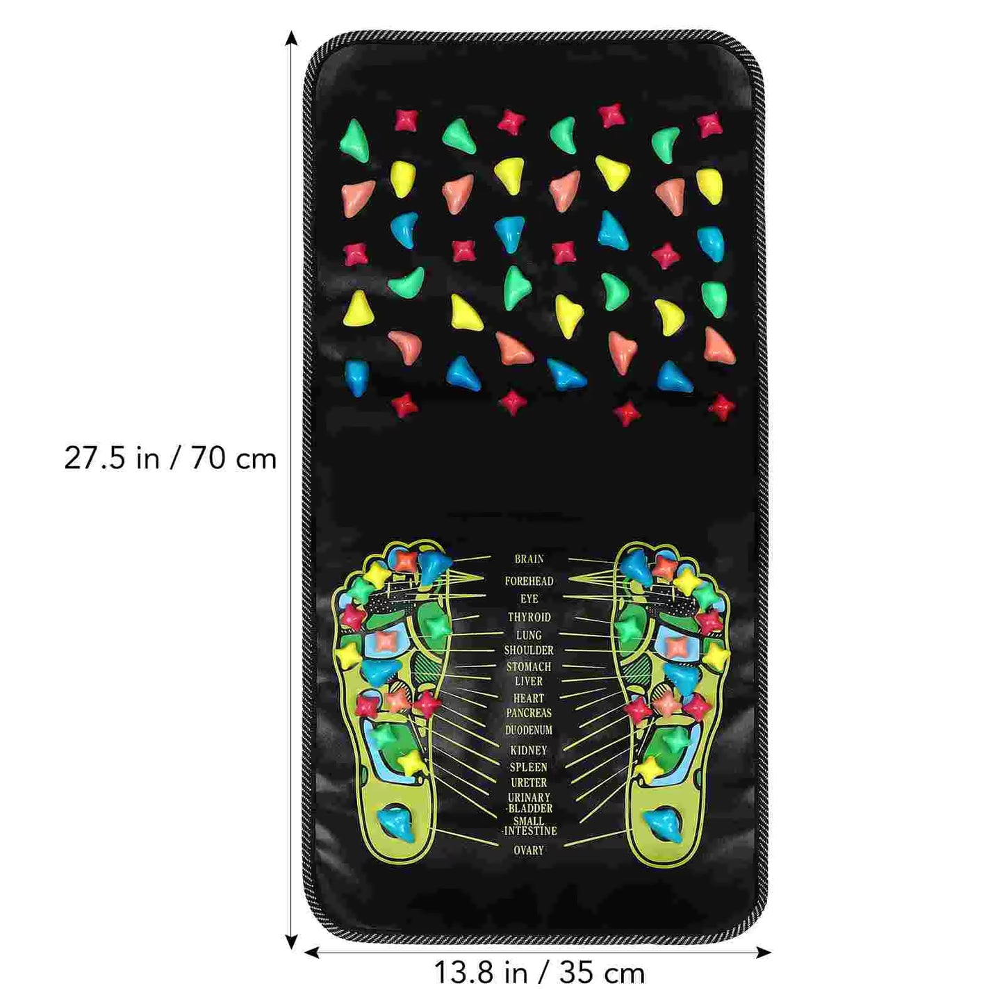 Foot Massage Cushion Feet Massager Machine Acupressure Mat Spa Bath Device Reflexology Sole Home Use Stone Tool Footbath