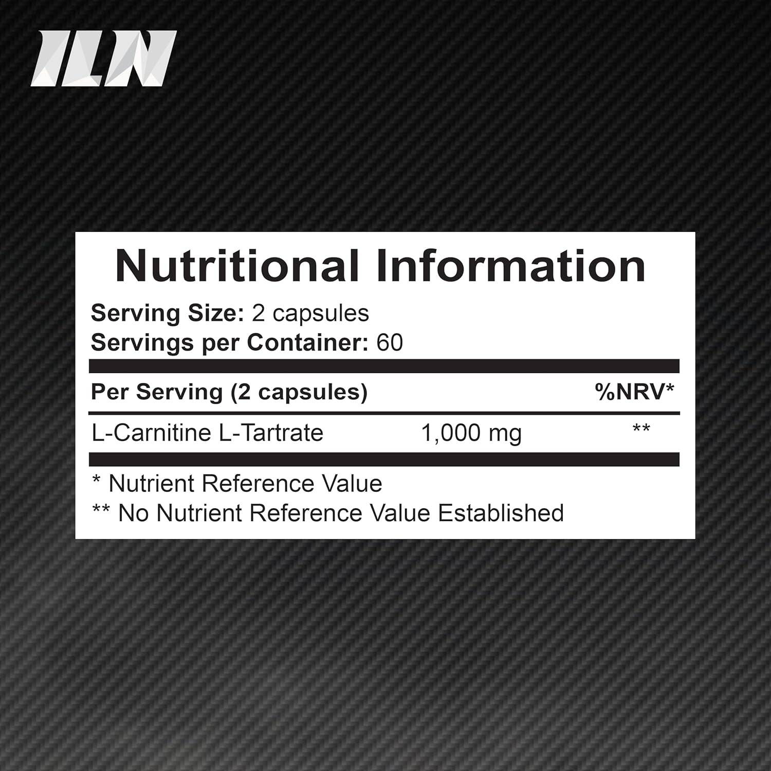 L Carnitine - 1000Mg L-Carnitine Tartrate Supplement for Men and Women - Vegetarian & Vegan Carnitine Capsules - 2 Month Supply of L Carnitine 1000Mg (120 Capsules)