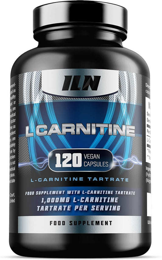 L Carnitine - 1000Mg L-Carnitine Tartrate Supplement for Men and Women - Vegetarian & Vegan Carnitine Capsules - 2 Month Supply of L Carnitine 1000Mg (120 Capsules)