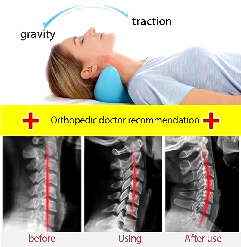 New Instrument Portable Authentic Neck Massage Neck and Shoulder Repair Cervical Spine Traction Device Massager Relax Body